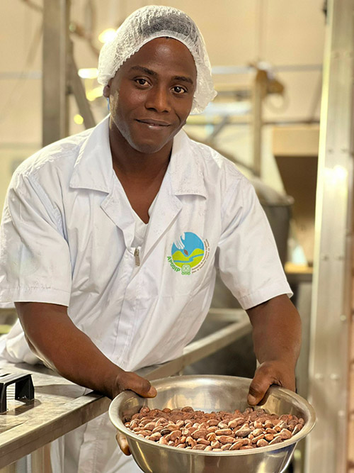 Transformation du cacao par les producteurs