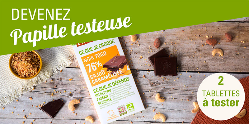 Papille testeuse chocolat