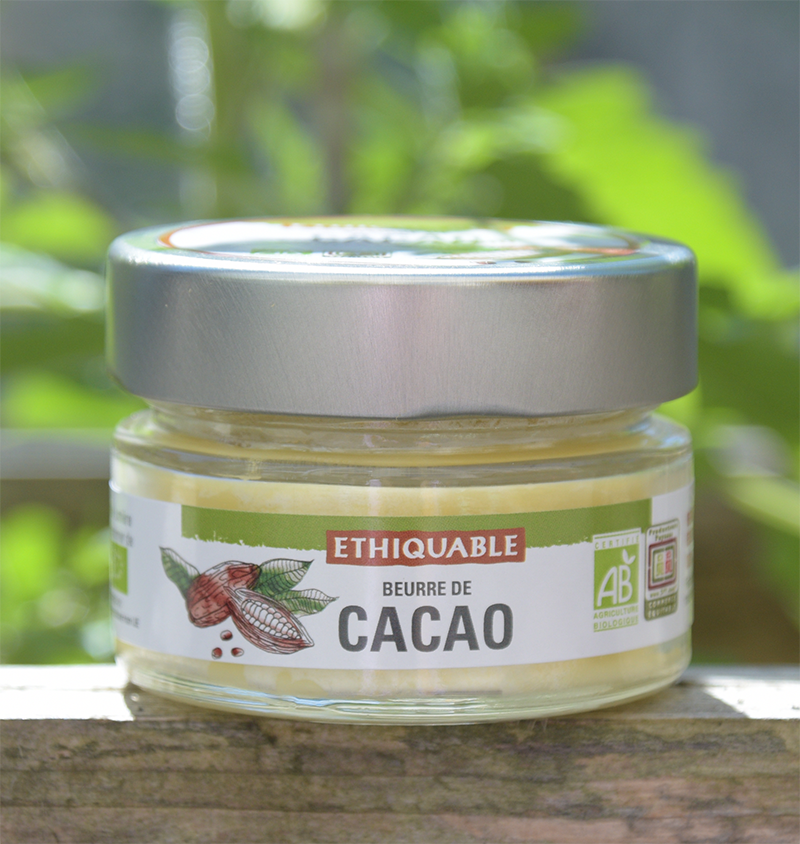 Beurre de Cacao 100% Pure Origine - Naturel Bio, non désodorisé