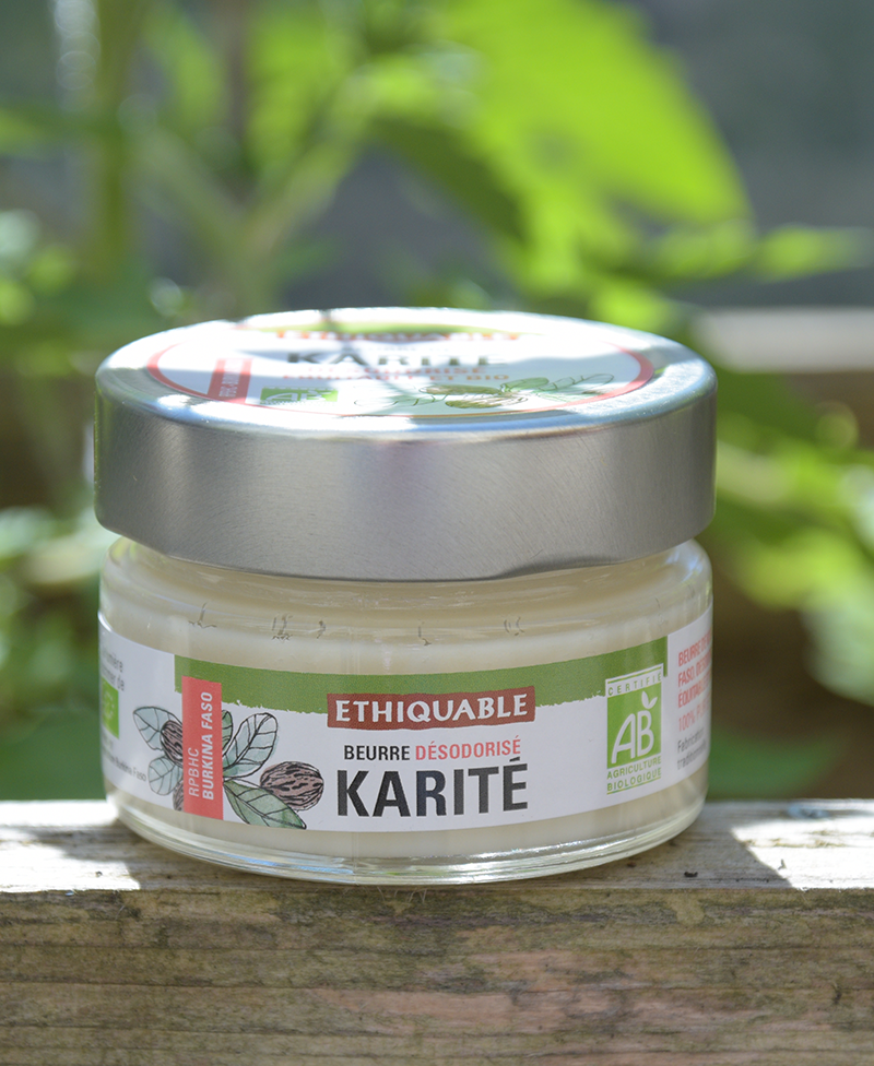 Beurre de karité désodorisé - 100% pur et naturel - équitable & bio