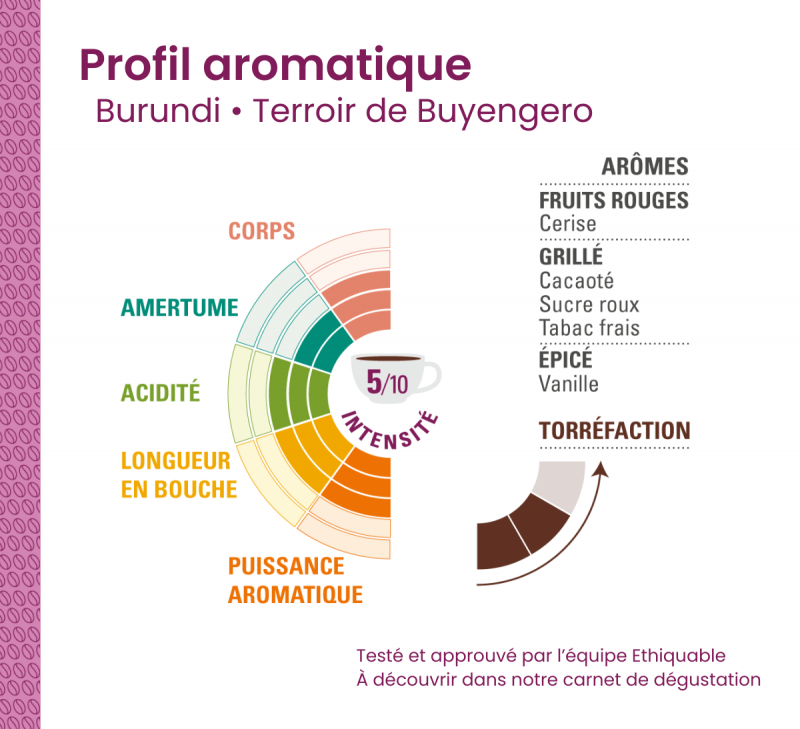 profil aromatique cafe Burundi arabica equitable bio