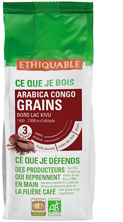 cafe grains Congo equitable bio