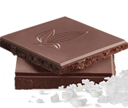 chocolat noir 70% pérou fleur de sel noir moutier equitable bio ethiquable franceo