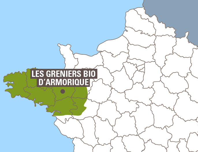 les greniers bio d'armorique carte