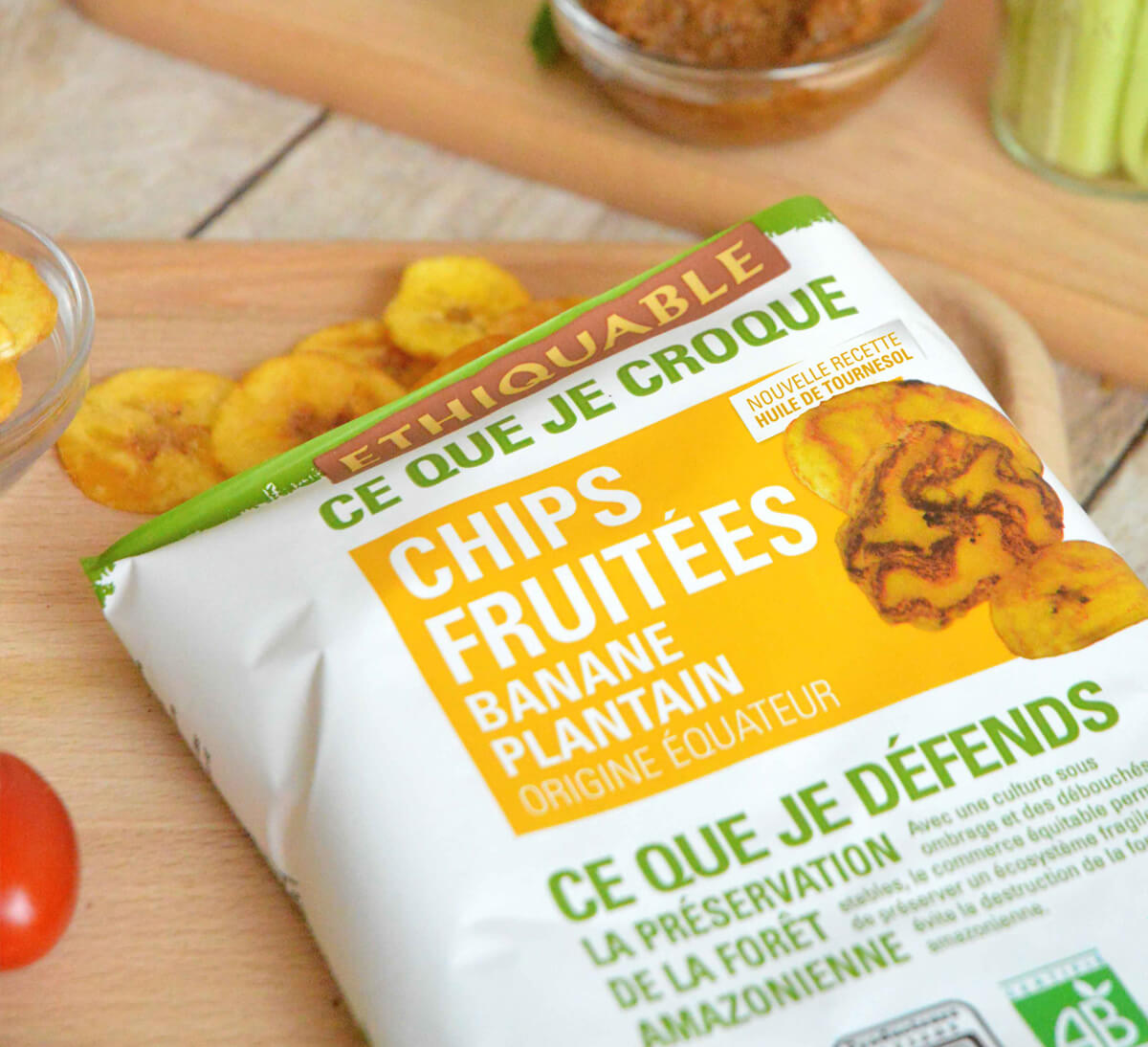 chips banane plantain équitable bio ethiquable