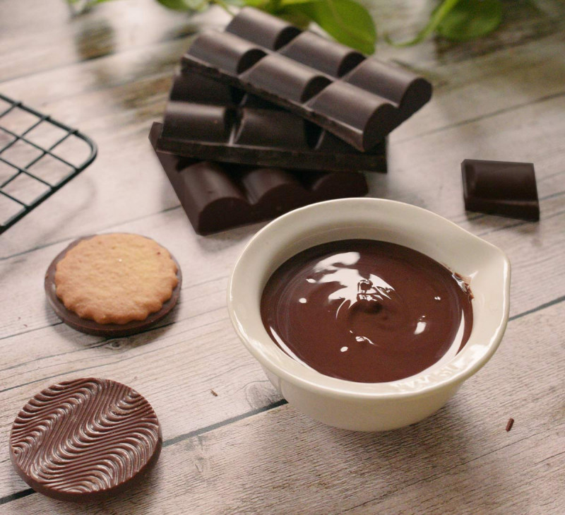 chocolat noir dessert 65% de cacao équitable bio ethiquable