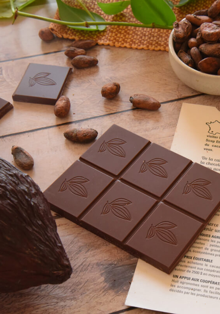 chocolat noir 70% pérou equitable bio ethiquable france