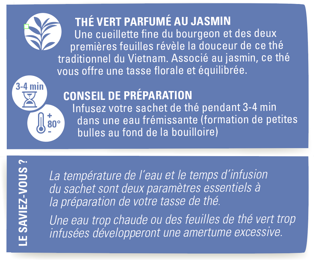 conseil de preparation thé vert jasmin