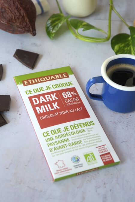 Dark Milk 68% Chocolat noir au lait bio équitable