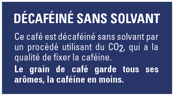 Café en grain arabica Bio Décaféiné sans solvant 250g est un Café grain  arabica Décaféiné s�lectionn� par Caf� Miss�gue