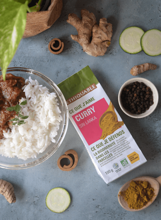 curry bio équitable sachet