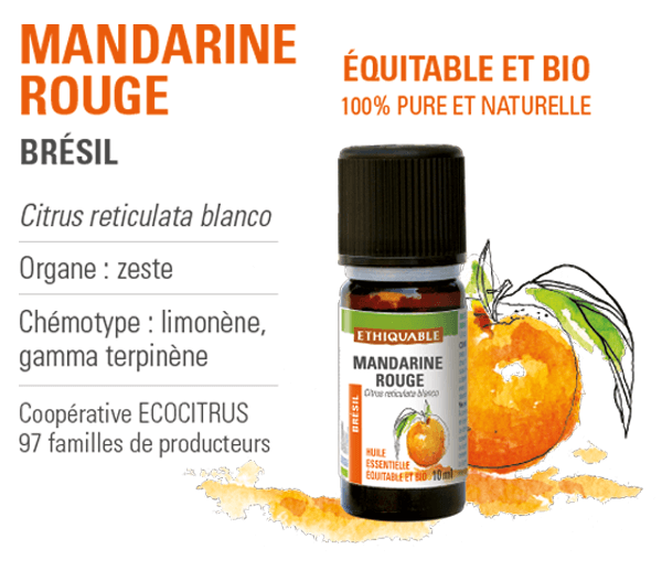 huile-essentielle - mandarine rouge - equitable-bio-ethiquable