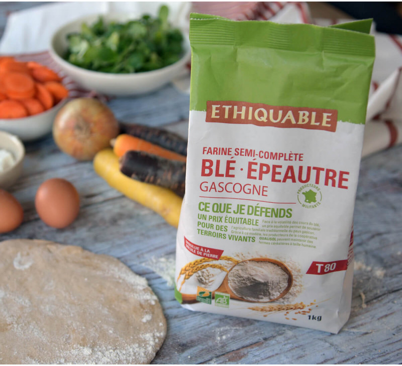 farine de ble epeautre t80 bio equitable ethiquable