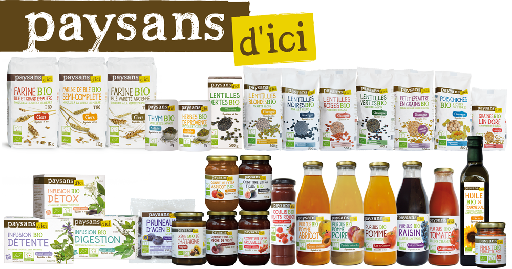 produits équitable bio france paysans d'ici