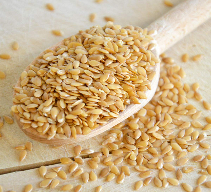 cuillière de graines de lin doré de Gascogne bio commerce équitable france