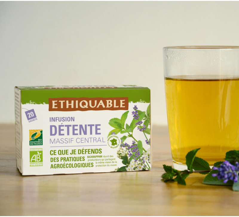 infusion detente equitable bio france ethiquable mug