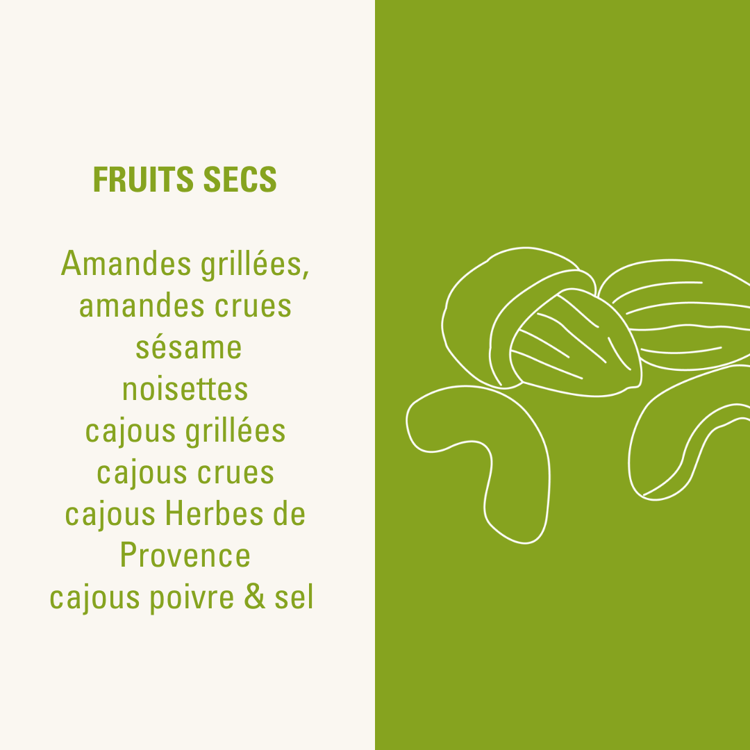 Fruits secs équitables et bio en vrac