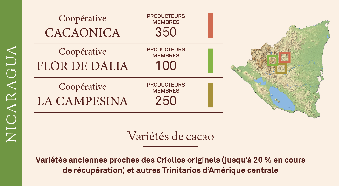 Origine Nicaragua La cacaosphère bio équitable