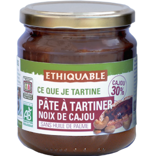 pate tartiner cajou ethiquable bio equitable