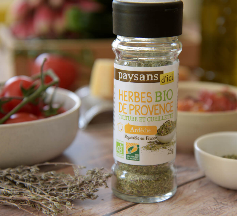 herbes de Provence bio équitable france paysans d'ici