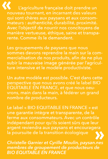 label bio equitable en france