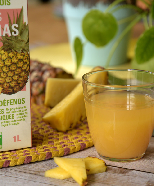 pur jus ananas ethiquable Madagascar équitable bio