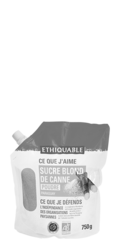 sucre blond de canne équitable bio paraguay ethiquable 750g