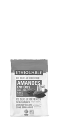 amandes entières grillées à sec sans sel bio équitable ethiquable