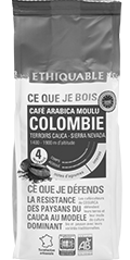 café arabica colombie moulu ethiquable bio équitable