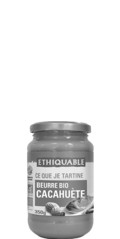 beurre de cacahuètes bio equitable ethiquable