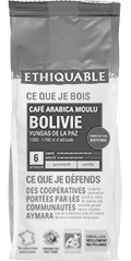 arabica café moulu Bolivie ethiquable bio equitable