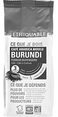 café arabica Burundi moulu ethiquable bio équitable