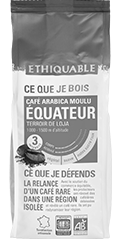 arabica café moulu 250g équateur ethiquable bio equitable