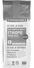 arabica moka ethiopie moulu bio equitable Ethiquable