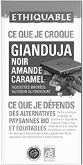 chocolat noir gianduja amande caramel equitable bio ethiquable