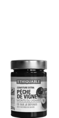 confiture pèche de vigne ethiquable bio equitable france monts du lyonnaisre