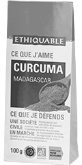 sachet curcuma en poudre bio équitable