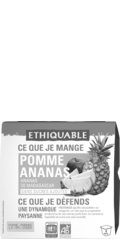 dessert de fruits ananas pomme ethiquable