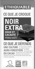 chocolat noir extra equitable bio ethiquable france