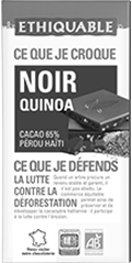 chocolat noir quinoa équitable bio ethiquable