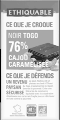 chocolat noir ethiquable 76% de cacao équitable bio