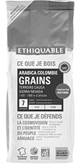 arabica café grain colombie ethiquable bio equitable