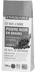poivre noir en grain en sachet 