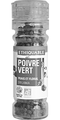 Poivre vert Sri Lanka bio équitable ethiquable