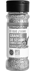 sésame grillé complet bio équitable burkina faso ethiquable