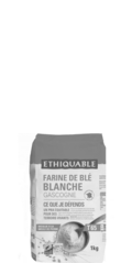 Farine blé blanche T65 France équitable et bio