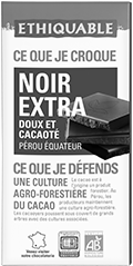 chocolat noir extra equitable bio ethiquable franceo
