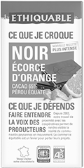 chocolat noir orange equitable bio ethiquable france