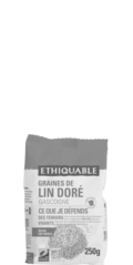 Graines de lin doré de France équitable et bio