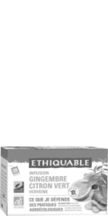 Infusion Gingembre Citron vert de France équitable et bio